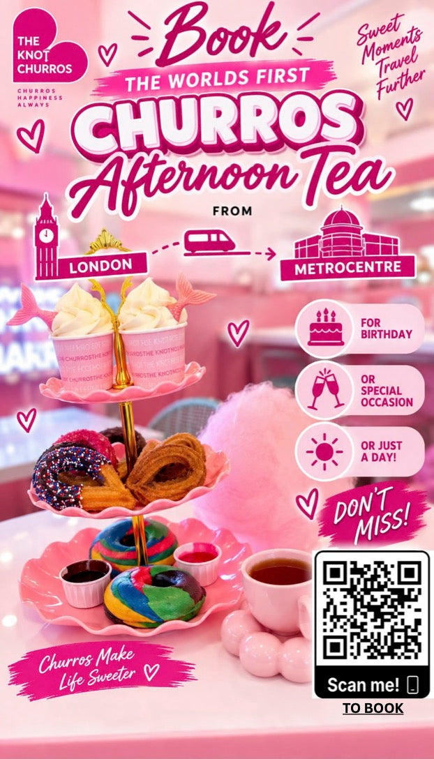 The World's First Churros Afternoon Tea Has Landed In The Metrocentre