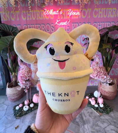 Yellow Churros And Soft Serve Plushie