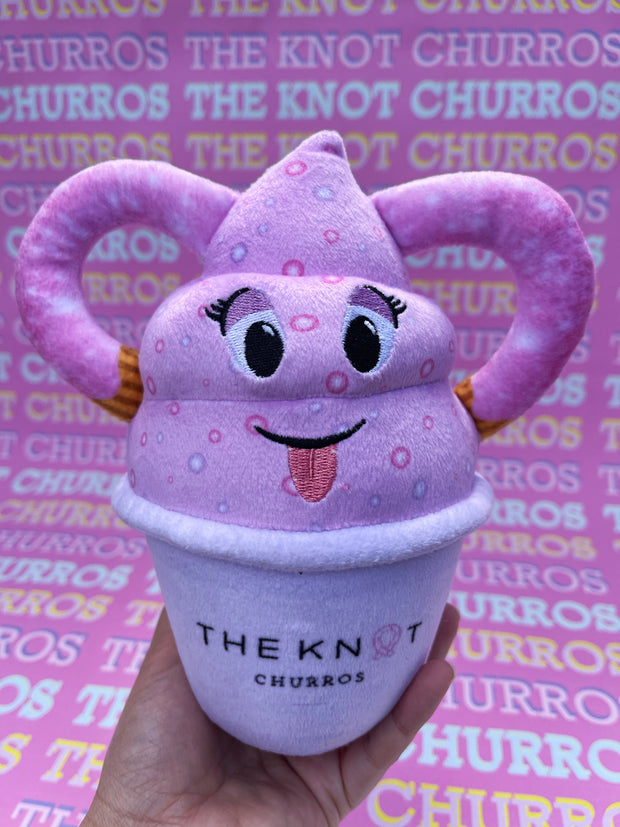 Pink Churros And Soft Serve Plushie